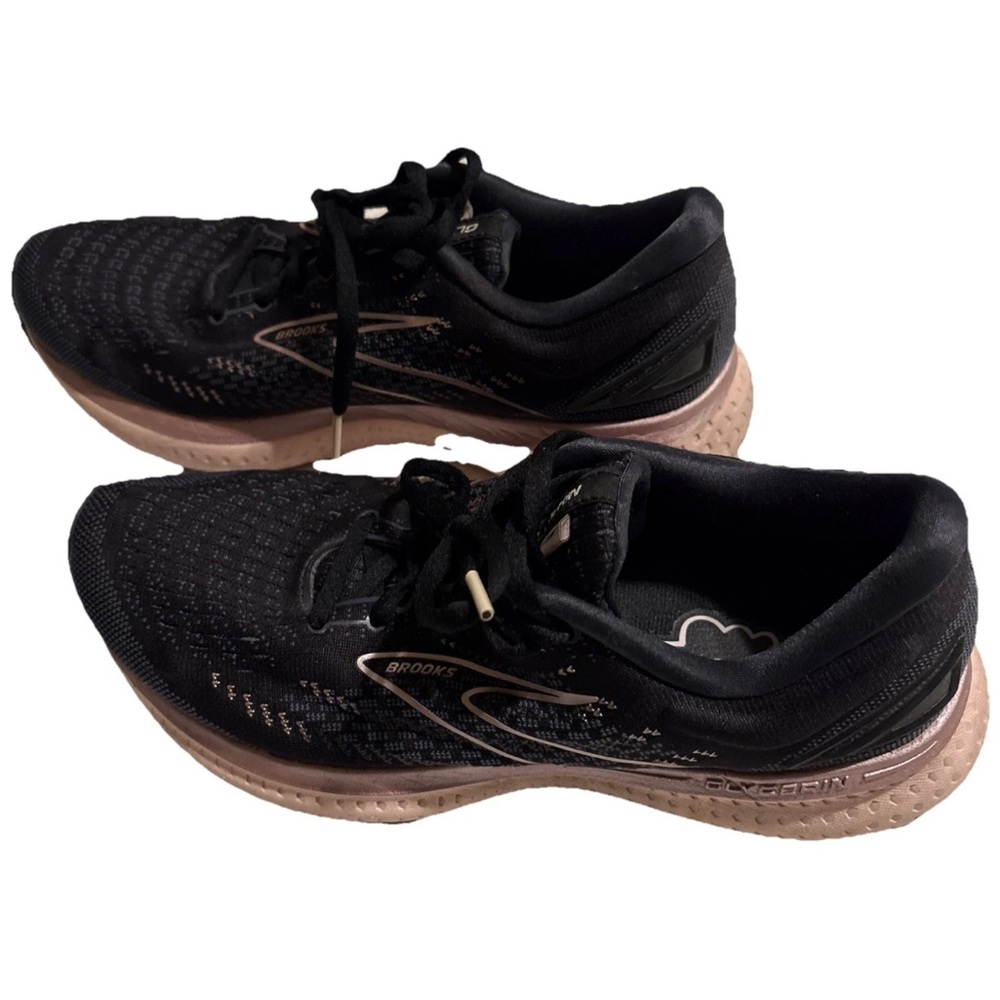 Brooks Glycerin 19 Womens Size 9.5 Black Pink Running Shoes Sneakers